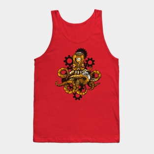 Steampunk Octopus Tank Top